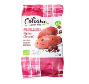 Madeleines chocolade glutenvrij van Celiane, 6 x 180 g